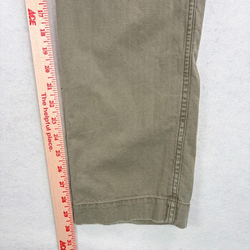 Polo Ralph Lauren Mens 32x30 Utility Distressed HBT Pants Olive Green